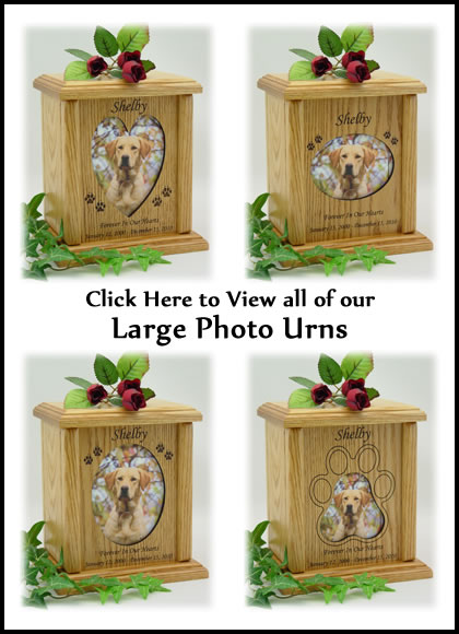 Photo Pet Urns - Photo Dog Urns - Photo Cat Urns